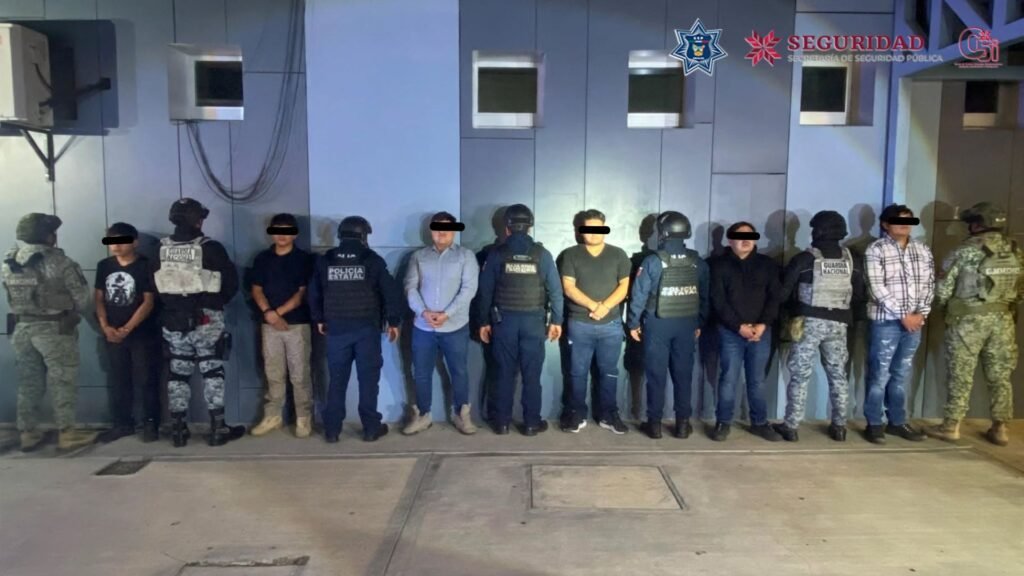 Base de Operaciones Interinstitucionales (BOI), asegura a grupo generador de violencia en Tecozautla