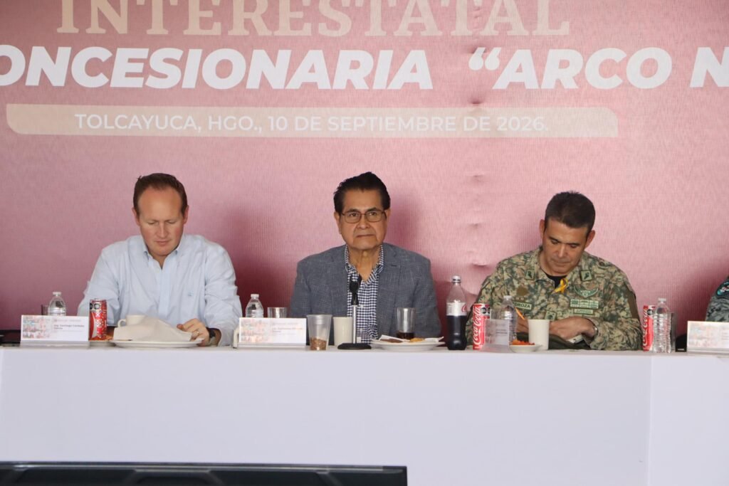 Gobierno de Hidalgo refuerza coordinación interestatal para mantener la seguridad en la Autopista Arco Norte