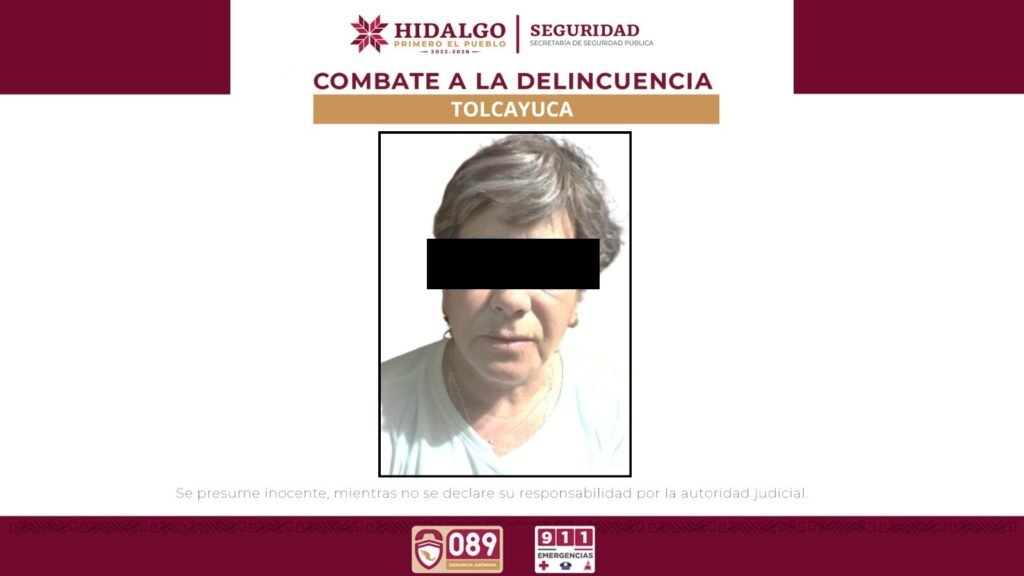 SSPH desarticula punto de narcomenudeo en Tolcayuca y asegura a una mujer reincidente