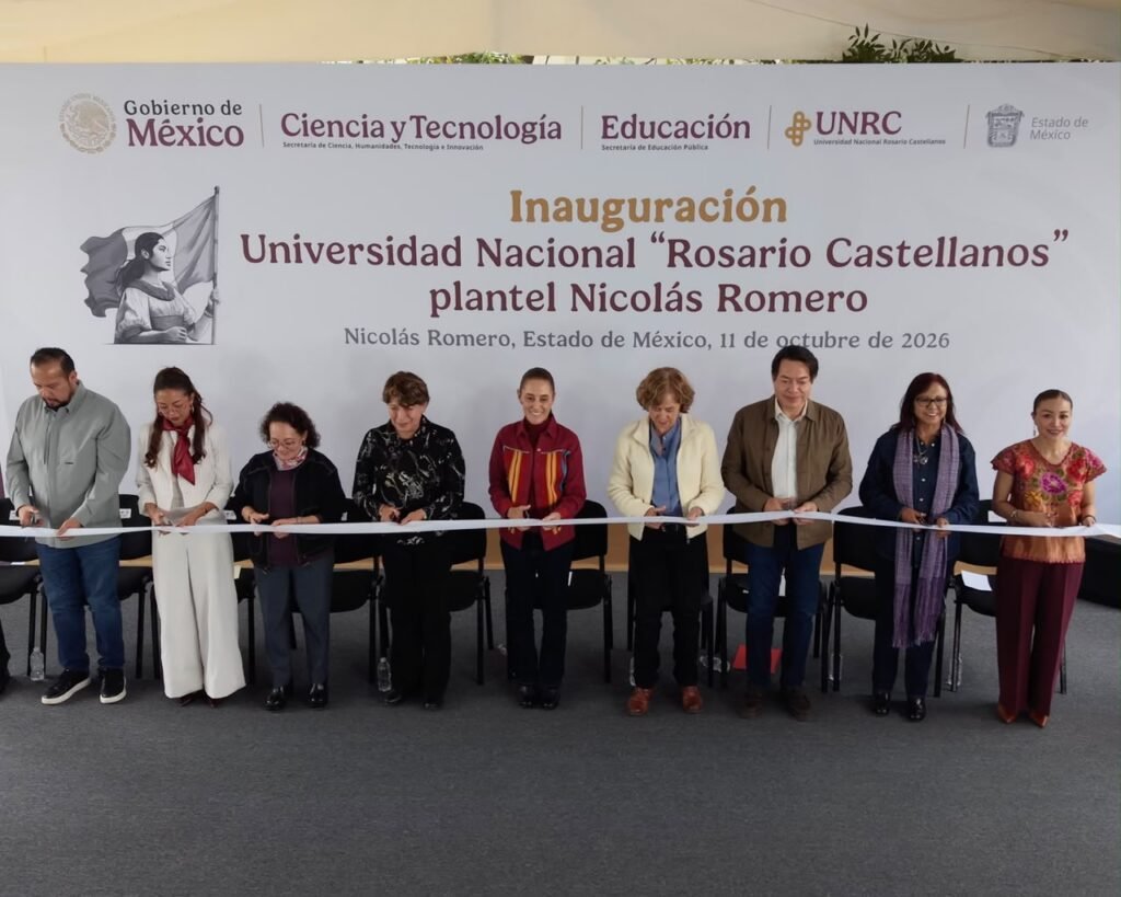 La Presidenta de México, Claudia Sheinbaum Pardo, inauguró la Universidad Nacional Rosario Castellanos