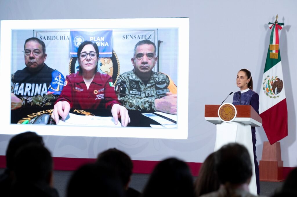 La Presidenta de México, Claudia Sheinbaum Pardo, destacó que continúa el apoyo del Plan Marina y del Plan DN-III-E